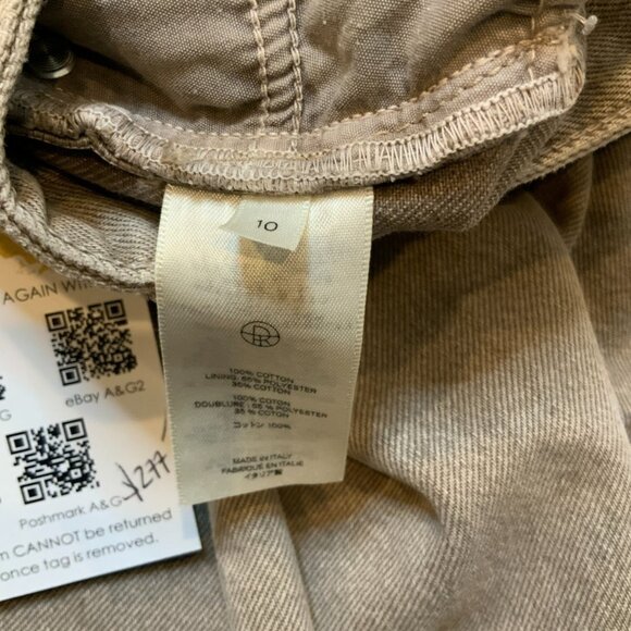 The Row Light Brown High Rise Wide Leg Relaxed Fit Jeans, Size 10 - Picture 6 of 6